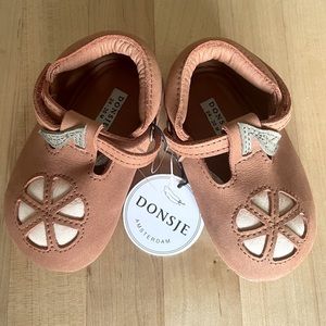 New Donsje Nanoe Grapefruit shoes.